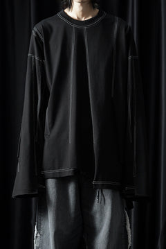 Load image into Gallery viewer, MASTERMIND WORLD  RECONSTRUCTED LS TOP (BLACK)