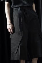 Load image into Gallery viewer, ISABEL BENENATO Washed Cotton Short Pants (BLACK)