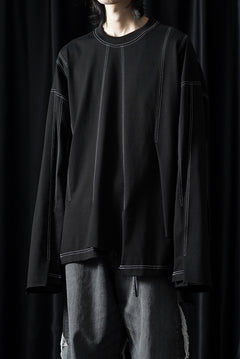Load image into Gallery viewer, MASTERMIND WORLD  RECONSTRUCTED LS TOP (BLACK)