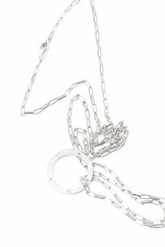 画像をギャラリービューアに読み込む, m.a+ ring necklace / ACAG/C / AG (SILVER)