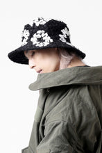 画像をギャラリービューアに読み込む, READYMADE x DENIM TEARS COTTON WREATH TWEED BUCKET HAT (BLACK)