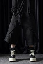 Load image into Gallery viewer, ISABEL BENENATO Washed Cotton Short Pants (BLACK)