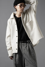 Load image into Gallery viewer, N/07 OPEN COLLAR L/S SHIRT / FRENCH CARZE (WHITE)
