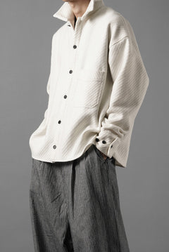 Load image into Gallery viewer, N/07 OPEN COLLAR L/S SHIRT / FRENCH CARZE (WHITE)