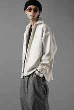 Load image into Gallery viewer, N/07 OPEN COLLAR L/S SHIRT / FRENCH CARZE (WHITE)