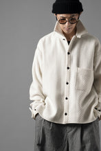 Load image into Gallery viewer, N/07 OPEN COLLAR L/S SHIRT / FRENCH CARZE (WHITE)