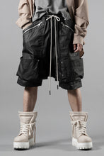 画像をギャラリービューアに読み込む, A.F ARTEFACT COATING CARGO SHORTS (BLACK)