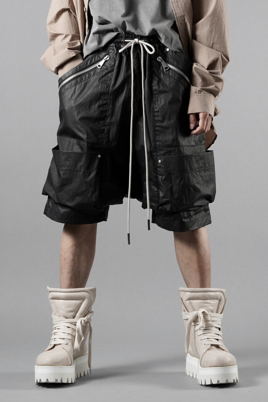 A.F ARTEFACT COATING CARGO SHORTS (BLACK)の通販サイト - LOOM OSAKA