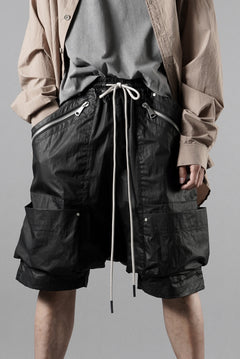 画像をギャラリービューアに読み込む, A.F ARTEFACT COATING CARGO SHORTS (BLACK)