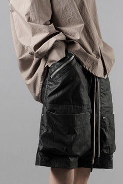 画像をギャラリービューアに読み込む, A.F ARTEFACT COATING CARGO SHORTS (BLACK)