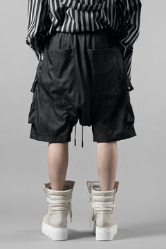 画像をギャラリービューアに読み込む, A.F ARTEFACT CARGO SHORTS / UNEVEN TEXTURE (DARK GREY)
