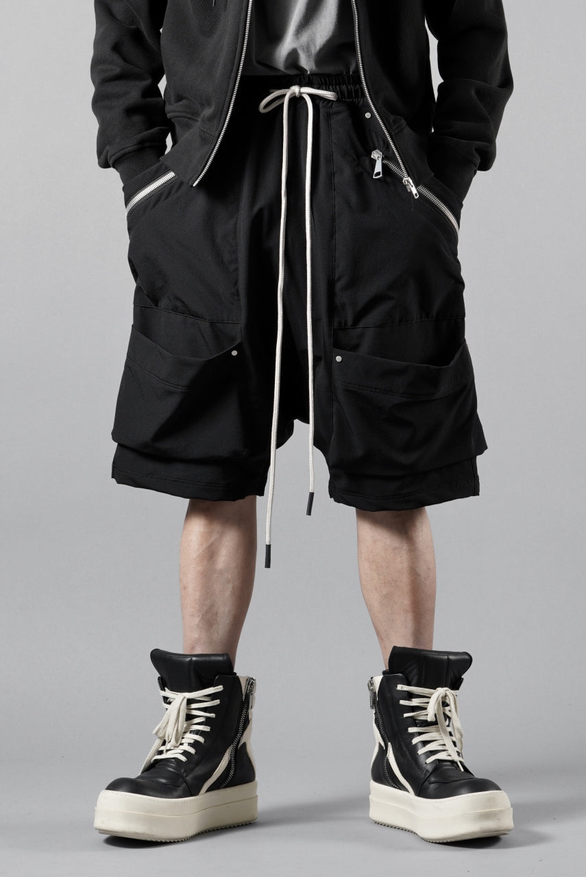 画像をギャラリービューアに読み込む, A.F ARTEFACT CARGO SHORTS / TECH SMOOTH (BLACK)