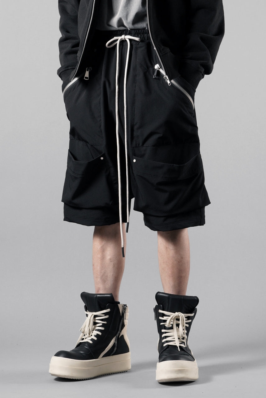 現) A.F ARTEFACT/ガーメントダイ ドロップクロッチショーツ A.F ARTEFACT CARGO SHORTS / TECH SMOOTH (BLACK)の通販サイト - LOOM