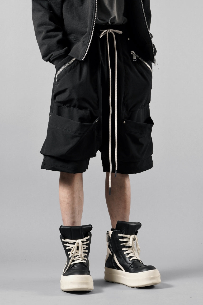 現) A.F ARTEFACT/ガーメントダイ ドロップクロッチショーツ A.F ARTEFACT CARGO SHORTS / TECH SMOOTH (BLACK)の通販サイト - LOOM
