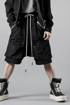 画像をギャラリービューアに読み込む, A.F ARTEFACT CARGO SHORTS / TECH SMOOTH (BLACK)