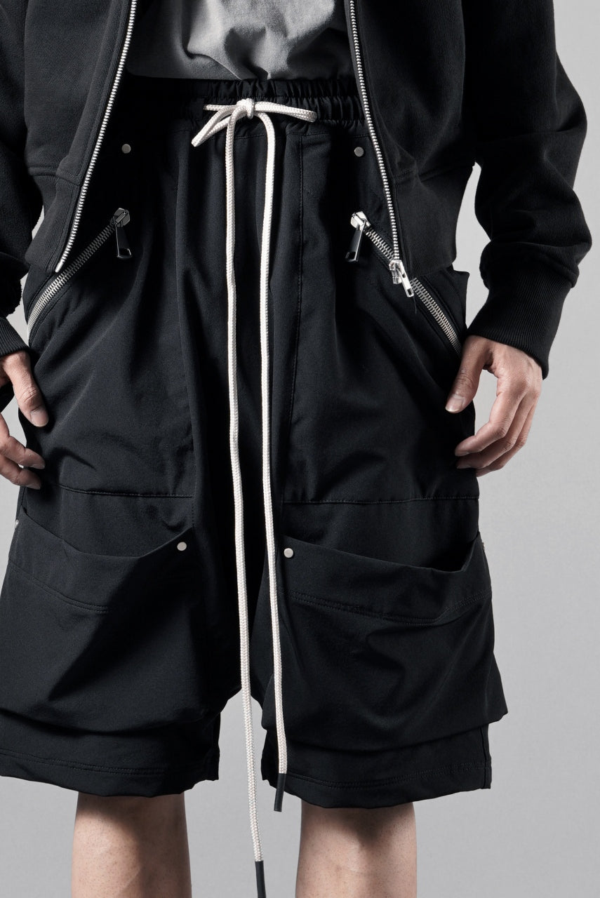 画像をギャラリービューアに読み込む, A.F ARTEFACT CARGO SHORTS / TECH SMOOTH (BLACK)
