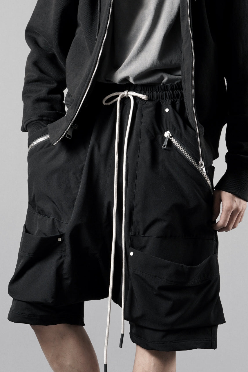 画像をギャラリービューアに読み込む, A.F ARTEFACT CARGO SHORTS / TECH SMOOTH (BLACK)