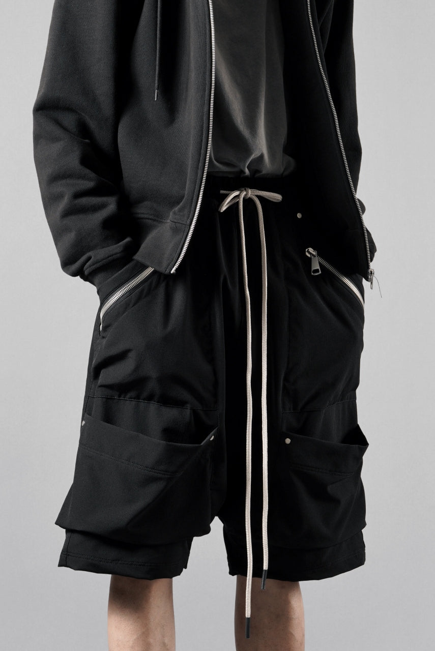 画像をギャラリービューアに読み込む, A.F ARTEFACT CARGO SHORTS / TECH SMOOTH (BLACK)
