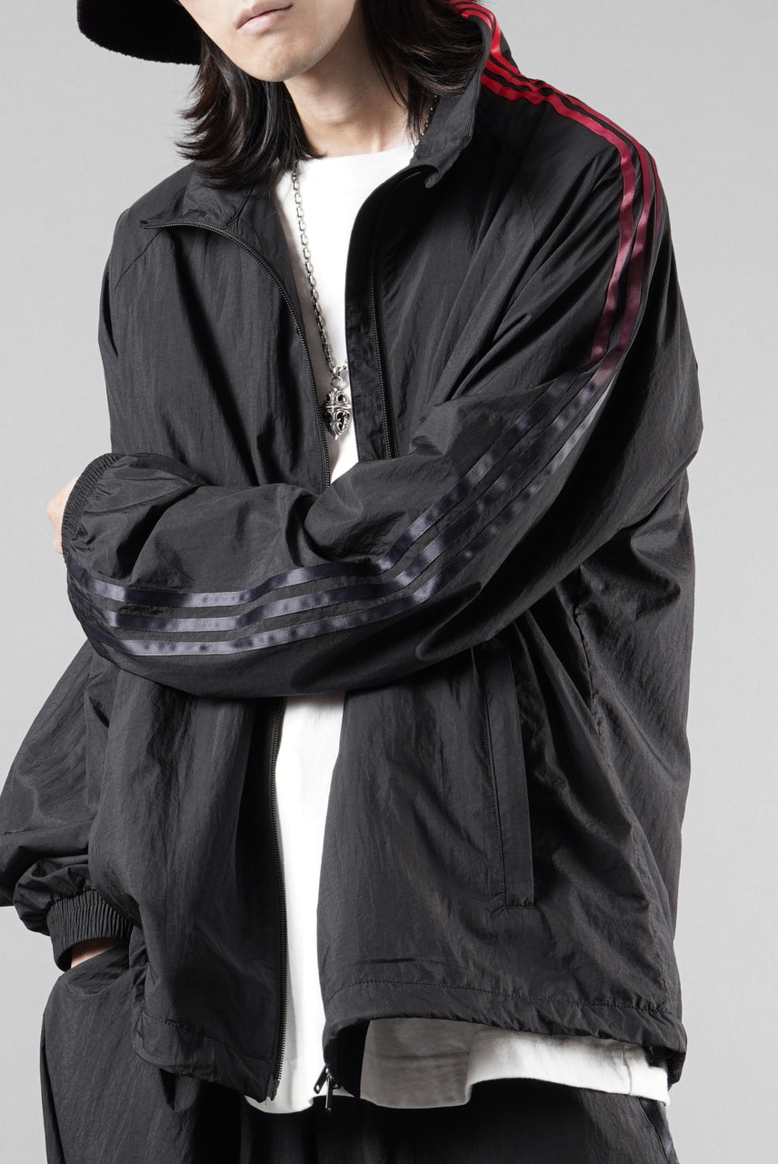 画像をギャラリービューアに読み込む, Y-3 Yohji Yamamoto M GRADIENT 3 STRIPES NYLON TRACK TOP (BLACK)