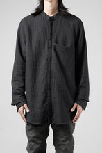 画像をギャラリービューアに読み込む, daub ZIP-UP SHIRT / QUILTING FABRIC (BLACK)