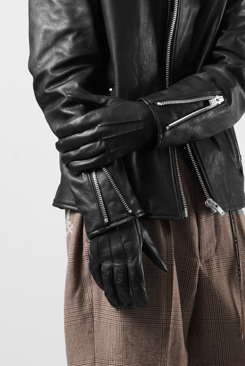 Load image into Gallery viewer, A LEATHER GLOVES / LUXE COWHIDE (BLACK)