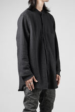 画像をギャラリービューアに読み込む, daub ZIP-UP SHIRT / QUILTING FABRIC (BLACK)