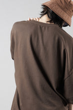 画像をギャラリービューアに読み込む, entire studios HEAVY BOXY TEE (BRUNETTE)