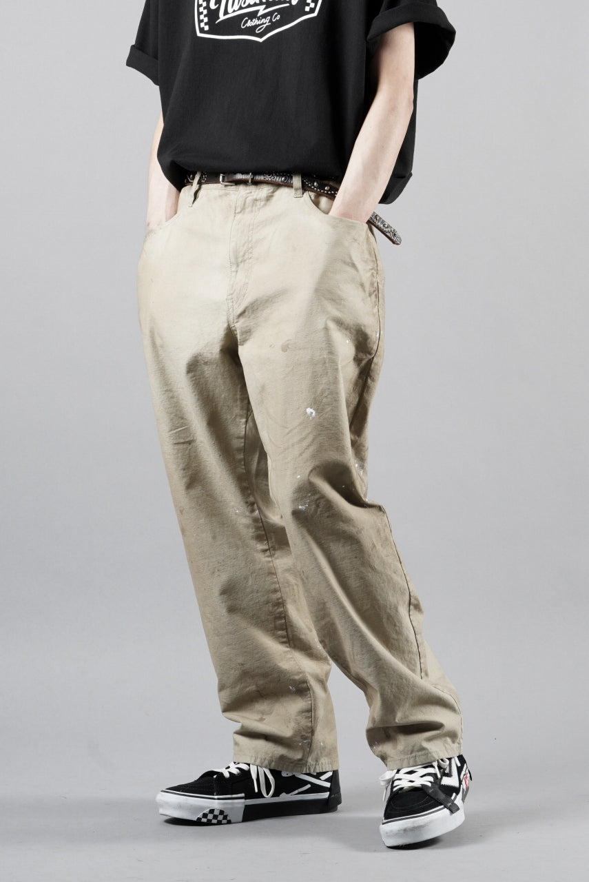 画像をギャラリービューアに読み込む, MADNESS RUSTIC DIRTY CHINO PANTS (BEIGE)