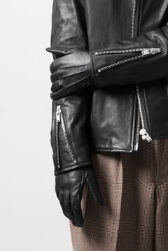 Load image into Gallery viewer, A LEATHER GLOVES / LUXE COWHIDE (BLACK)
