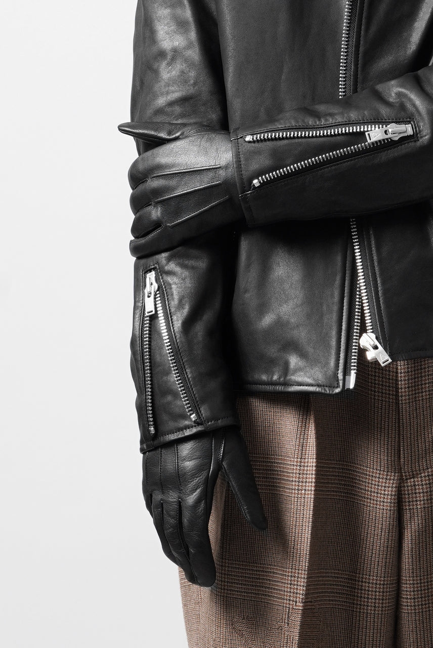 Load image into Gallery viewer, A LEATHER GLOVES / LUXE COWHIDE (BLACK)