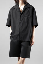 画像をギャラリービューアに読み込む, entire studios SS OPEN COLLAR SHIRT (BLACK)