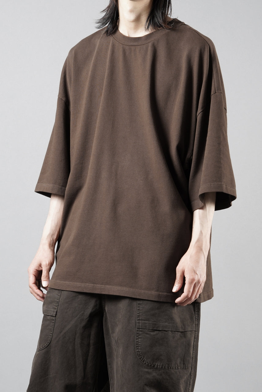 画像をギャラリービューアに読み込む, entire studios HEAVY BOXY TEE (BRUNETTE)