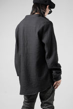 画像をギャラリービューアに読み込む, daub ZIP-UP SHIRT / QUILTING FABRIC (BLACK)