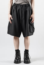 画像をギャラリービューアに読み込む, Y-3 Yohji Yamamoto SPORT UNIFORM CARGO SHORTS (BLACK)