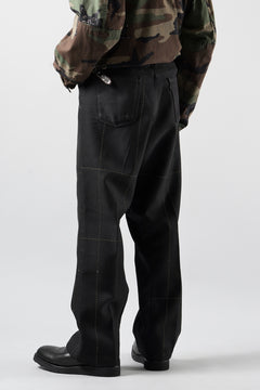 画像をギャラリービューアに読み込む, CHANGES REMAKE CUSTOM STITCH TROUSERS (BLACK #B)