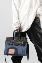 画像をギャラリービューアに読み込む, ierib exclusive 2Way Bark Bag 30 / Vintage Denim + Horse Leather (INDIGO x BLACK #A)