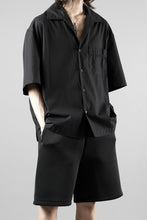 画像をギャラリービューアに読み込む, entire studios SS OPEN COLLAR SHIRT (BLACK)
