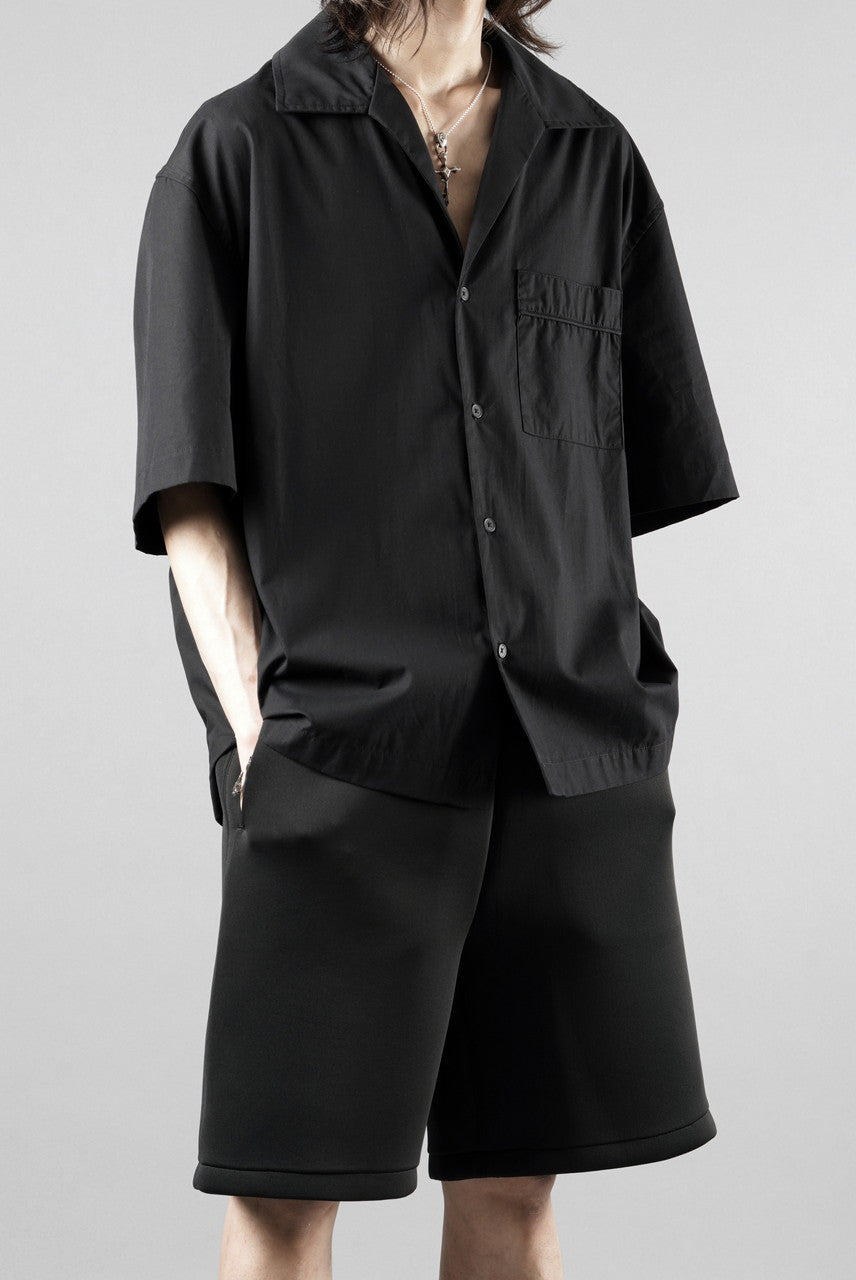 画像をギャラリービューアに読み込む, entire studios SS OPEN COLLAR SHIRT (BLACK)