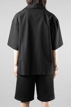 画像をギャラリービューアに読み込む, entire studios SS OPEN COLLAR SHIRT (BLACK)
