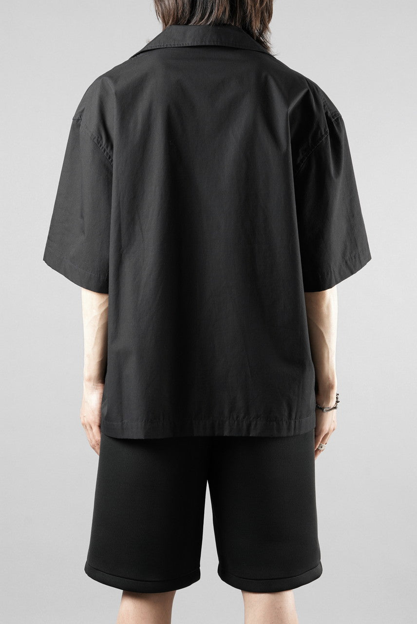 画像をギャラリービューアに読み込む, entire studios SS OPEN COLLAR SHIRT (BLACK)