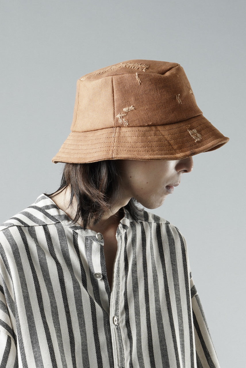 Load image into Gallery viewer, ierib exclusive Bucket Hat / Vintage SAKABUKURO (BROWN #A)