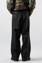 画像をギャラリービューアに読み込む, CHANGES REMAKE CUSTOM STITCH TROUSERS (BLACK #B)
