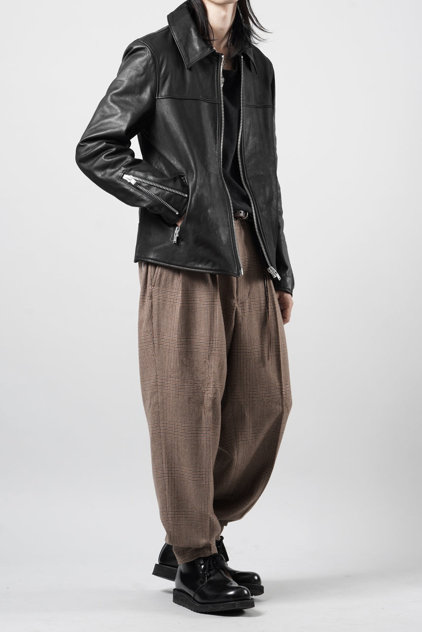 画像をギャラリービューアに読み込む, A LEATHER Roadster Jacket / SMOOTH COWHIDE (BLACK)