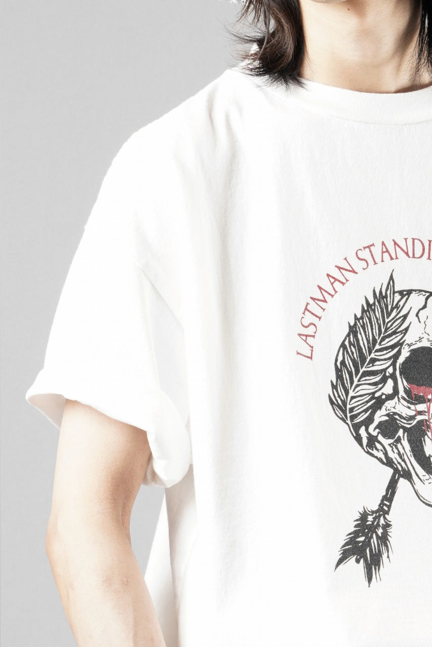画像をギャラリービューアに読み込む, LASTMAN PRINTED TEE SHIRT -STANDING- (WHITE)