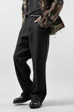 画像をギャラリービューアに読み込む, CHANGES REMAKE CUSTOM STITCH TROUSERS (BLACK #B)