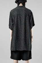 画像をギャラリービューアに読み込む, Y's for men POLKA DOT PATTERN ALOHA SHIRT / CUPRA &amp; RAYON (BLACK)