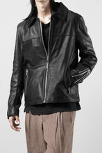 画像をギャラリービューアに読み込む, A LEATHER Roadster Jacket / SMOOTH COWHIDE (BLACK)
