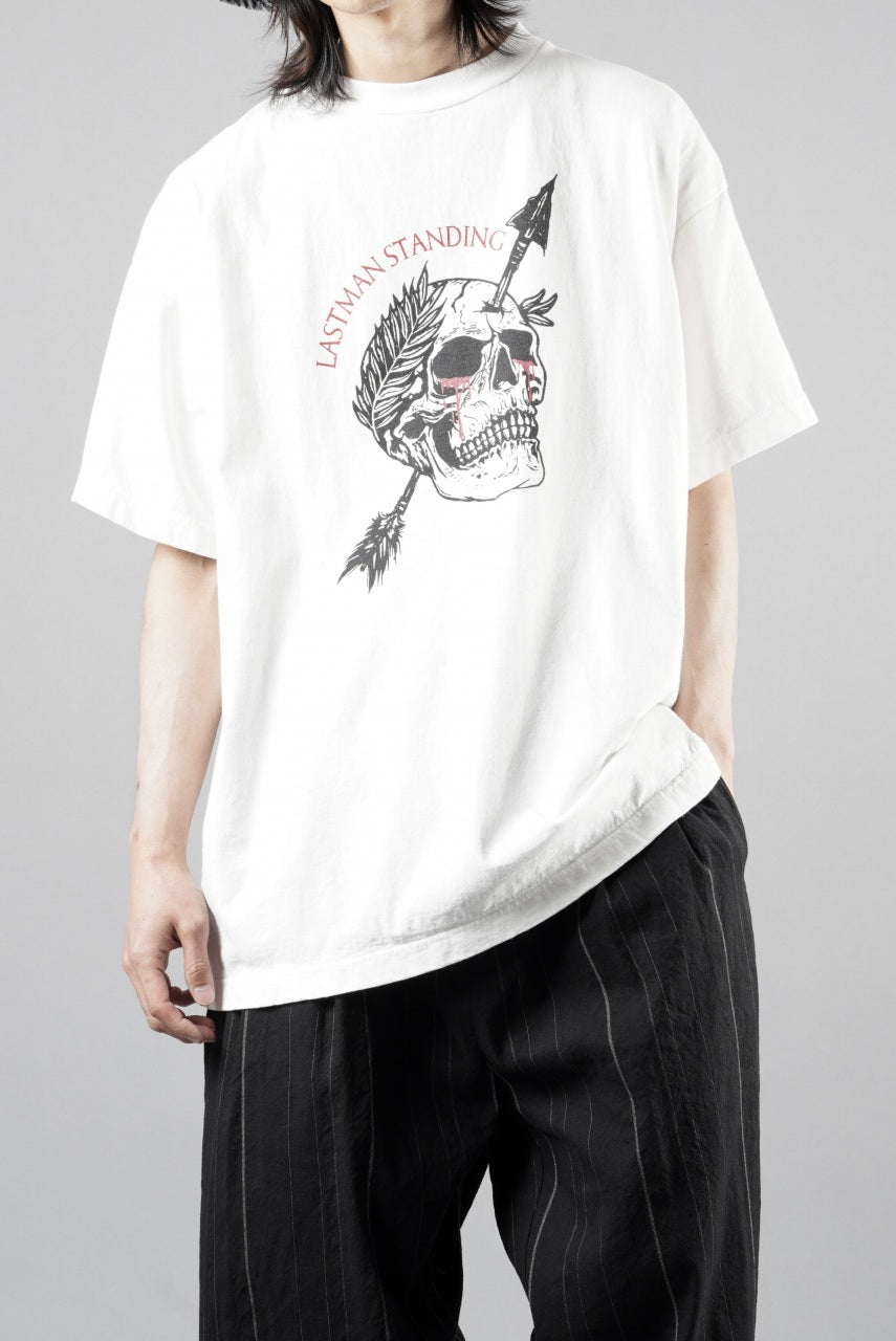 画像をギャラリービューアに読み込む, LASTMAN PRINTED TEE SHIRT -STANDING- (WHITE)