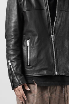 画像をギャラリービューアに読み込む, A LEATHER Roadster Jacket / SMOOTH COWHIDE (BLACK)