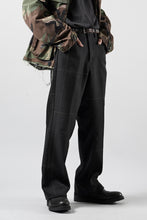 画像をギャラリービューアに読み込む, CHANGES REMAKE CUSTOM STITCH TROUSERS (BLACK #B)